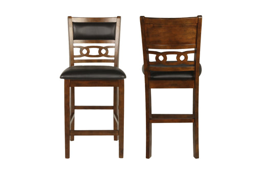 2 New Classic Furniture Gia Brown Counter Height Chairs