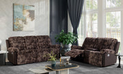 Global Furniture U6028 Brown 2pc Living Room Set