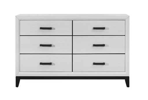Global Furniture Kate White Drawer Dresser