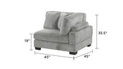 Galaxy Home Bentley Black Corner Wedge
