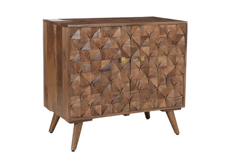 Steve Silver Veneto Matte Walnut Accent Cabinet