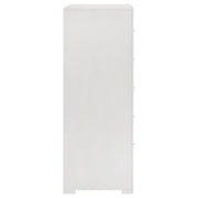 Coaster Furniture Ives White High Gloss 5 Drawer Chest