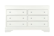 Global Furniture Pompei Metallic White Dresser