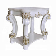 Acme Furniture Vendome Antique Pearl 3pc Square Coffee Table Set