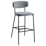 2 Coaster Furniture Elison Grey Pub Height Bar Stools