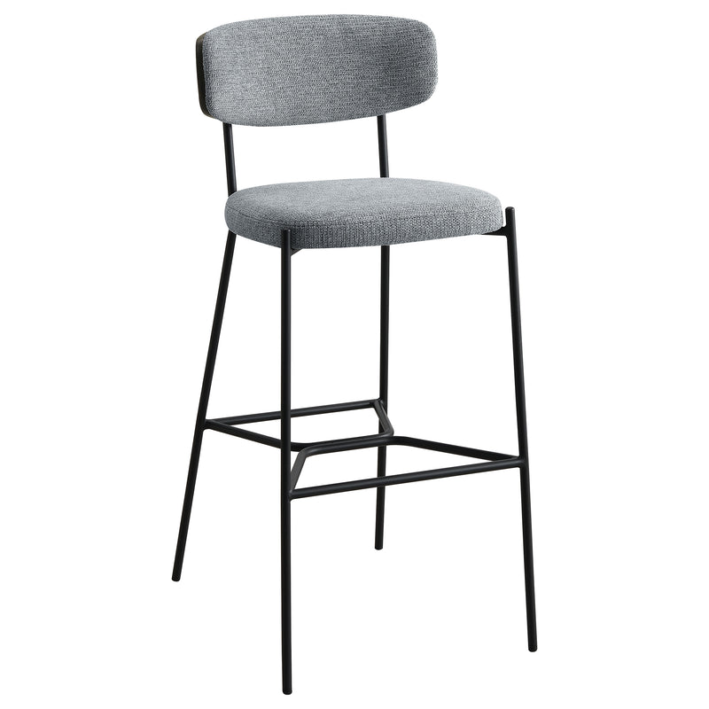 2 Coaster Furniture Elison Grey Pub Height Bar Stools