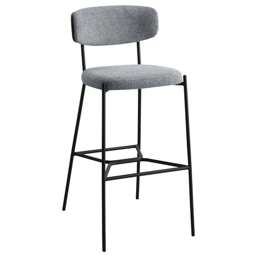2 Coaster Furniture Elison Grey Pub Height Bar Stools