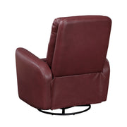 Home Elegance Dimitri Red Swivel Glider Reclining Chair
