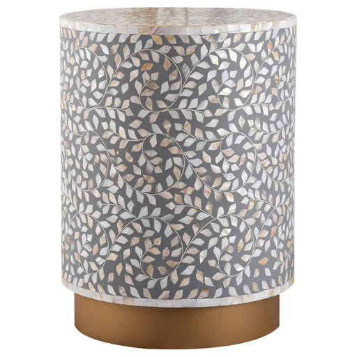 Galaxy Home Luxe Grey End Table