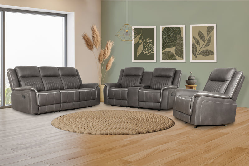 New Classic Furniture Enzo Gray 3pc Living Room Set