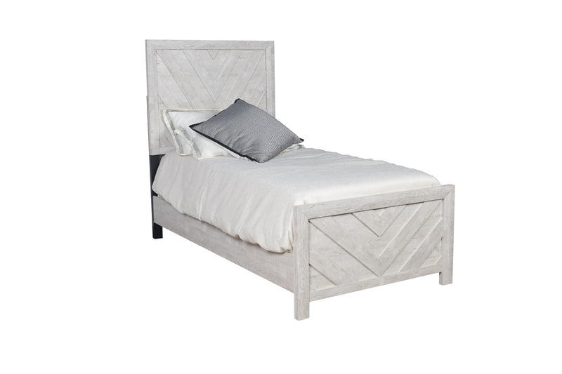 Galaxy Home Denver White 5pc Bedroom Set with Twin Bed