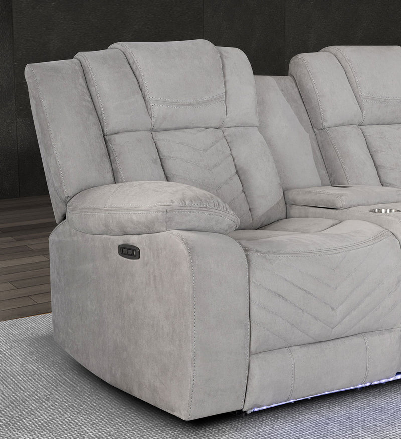 Global Furniture U7068 Ash Sectional