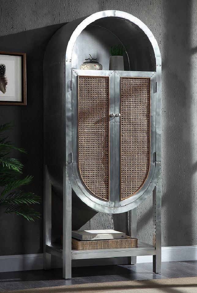 Acme Furniture Ogden Aluminum Bookcase