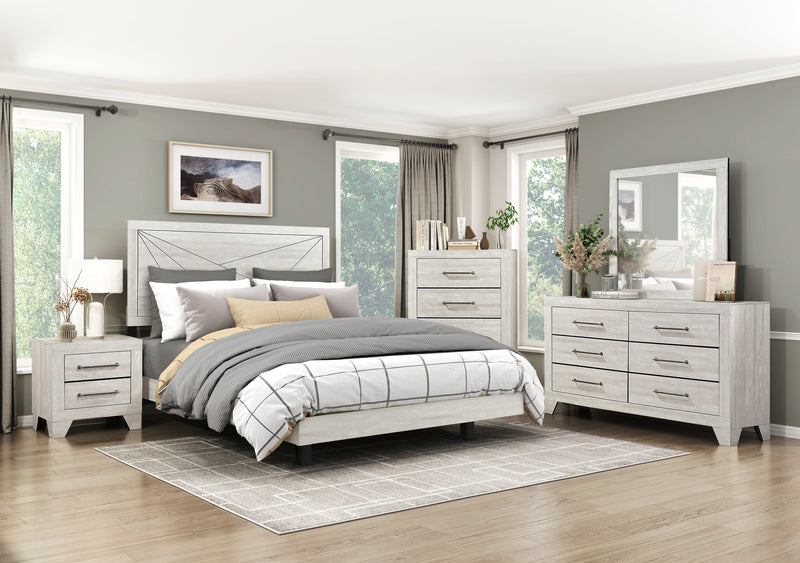 Home Elegance Aspen Dusty Gray Oak Dresser