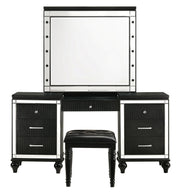 New Classic Furniture Valentino Black Vanity Set