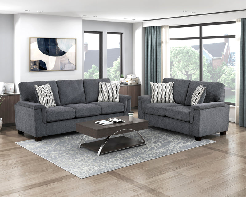 Home Elegance Chelsea Dark Gray Sofa