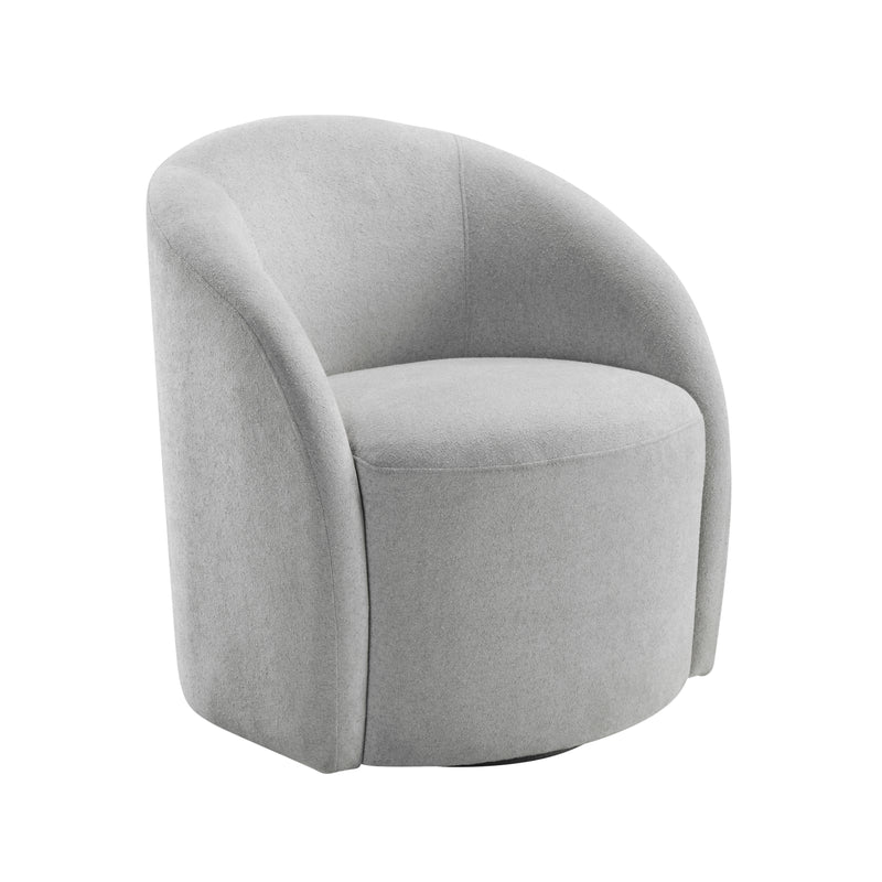 Home Elegance Dalhart Blue Swivel Chair