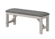 Crown Mark Maribelle Chalk Grey Bench