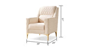 Galaxy Home Luna Ivory Chair