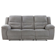 Coaster Furniture Gilson Grey Reclining Sofa