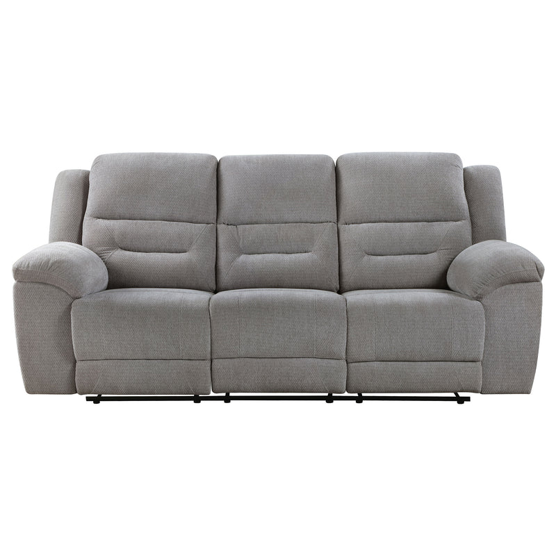 Coaster Furniture Gilson Grey Reclining Sofa