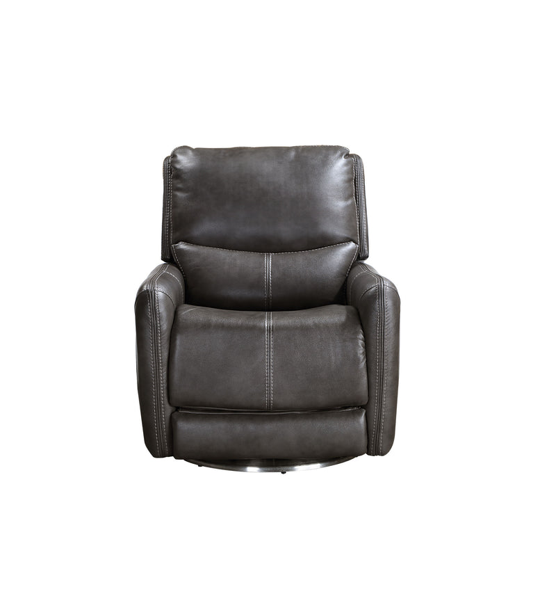 Steve Silver Athens Charcoal 360 Swivel Power Recliner