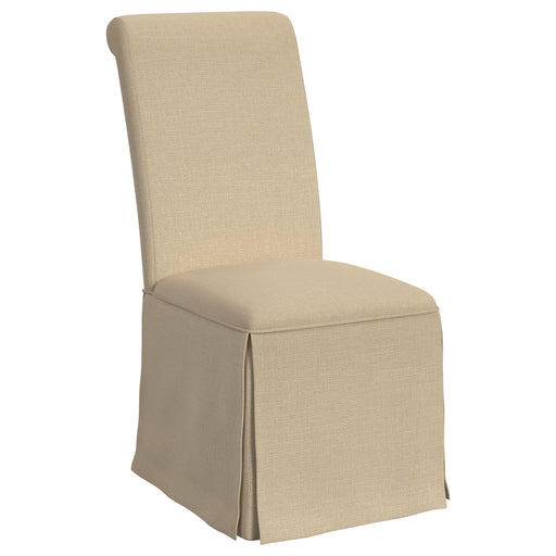 2 Coaster Furniture Shawna Light Khaki Beige Dining Chairs