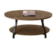 Steve Silver Denise Oak 3pc Coffee Table Set