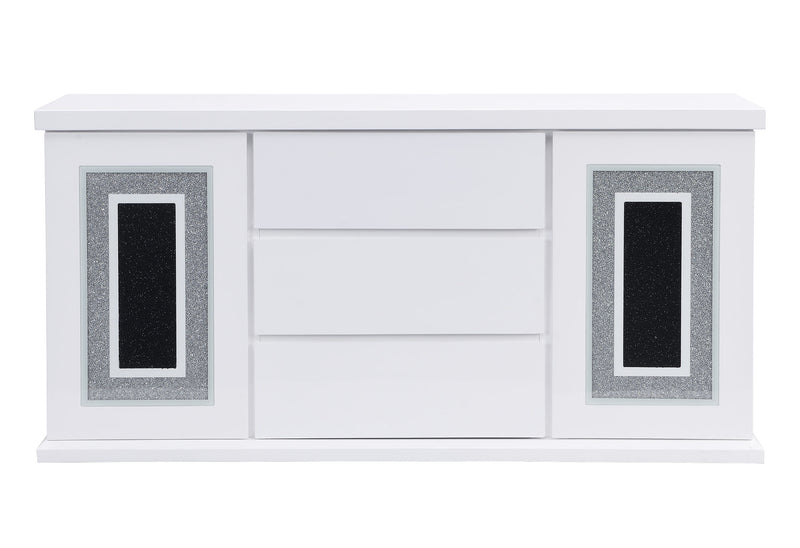 Global Furniture Monaco White Buffet