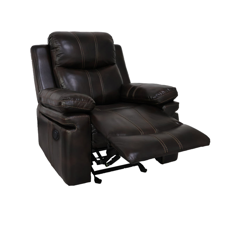 New Classic Furniture Kellen Brown Power Glider Recliner