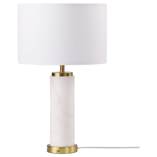 Coaster Furniture Lucius White Gold Table Lamp
