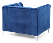 Glory Furniture Delray Gray Velvet Microsuede Chair
