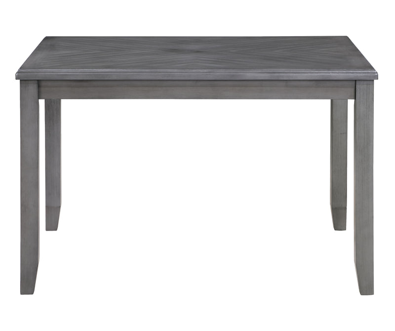 New Classic Furniture Gia Gray 48 Inch Rectangle 5pc Dining Set