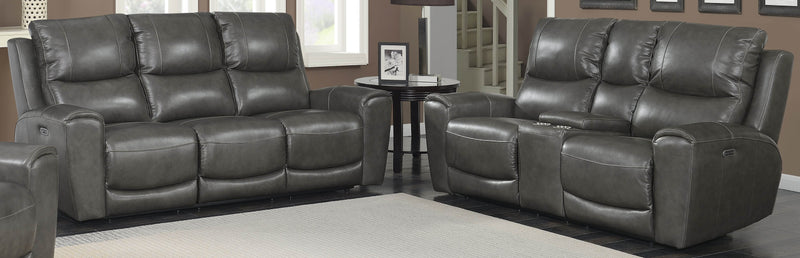Steve Silver Laurel Grey Power Reclining 2pc Living Room Set