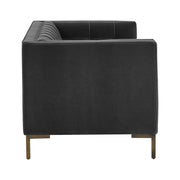 Steve Silver Isaac Moonlight Gray Loveseat
