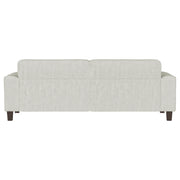 Coaster Furniture Deerhurst Greige Beige Grey Tufted Sofa