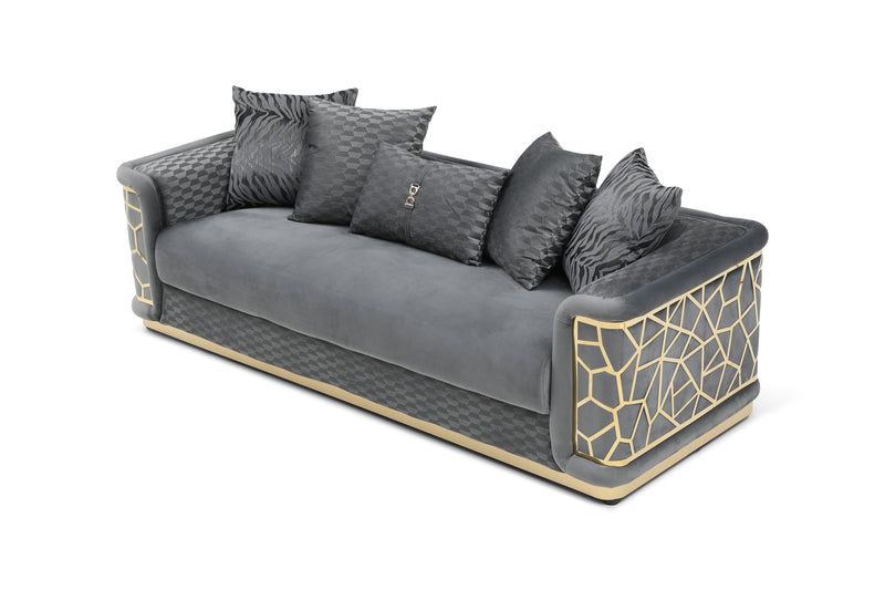 Glory Furniture Talia Black Sofa