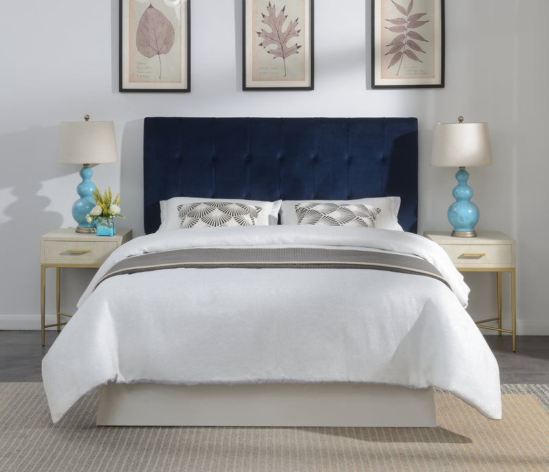 Steve Silver Regina Navy Blue Queen Headboard
