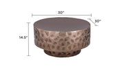 Galaxy Home 90 Gold Coffee Table