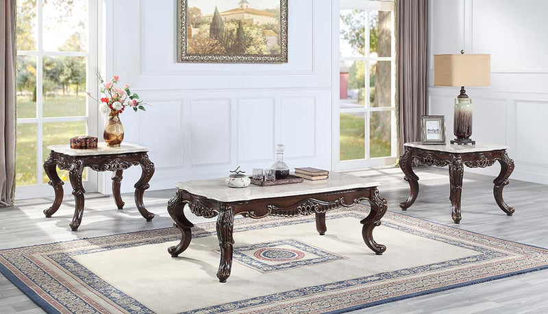 Acme Furniture Benbek Antique Oak 3pc Coffee Table Set