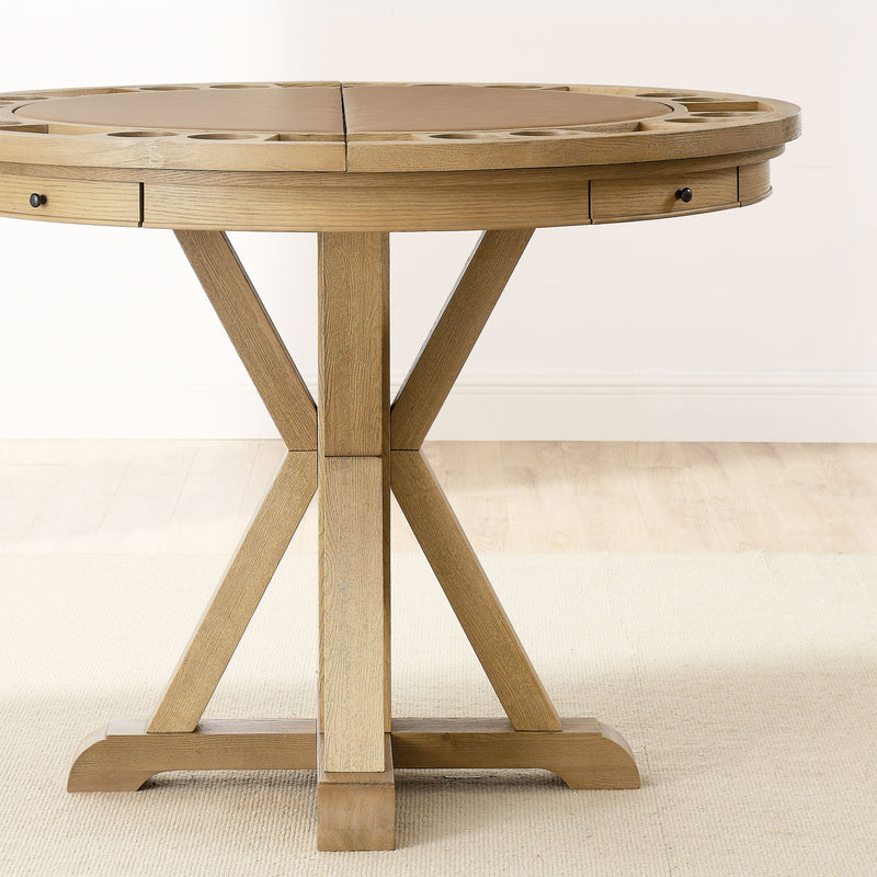 Steve Silver Rylie Sand Black 5pc Counter Set with Game Top