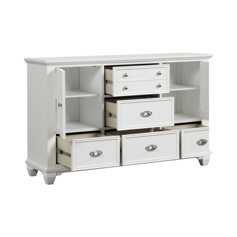 New Classic Furniture Jamestown White Dresser