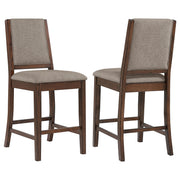 2 Coaster Furniture Patterson Mango Oak Brown Counter Chairs