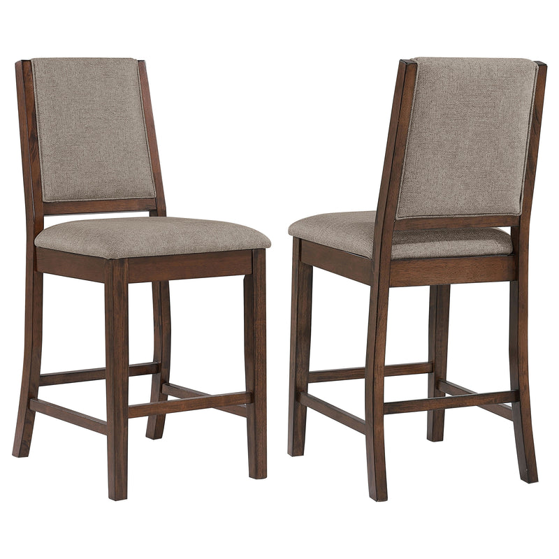 2 Coaster Furniture Patterson Mango Oak Brown Counter Chairs