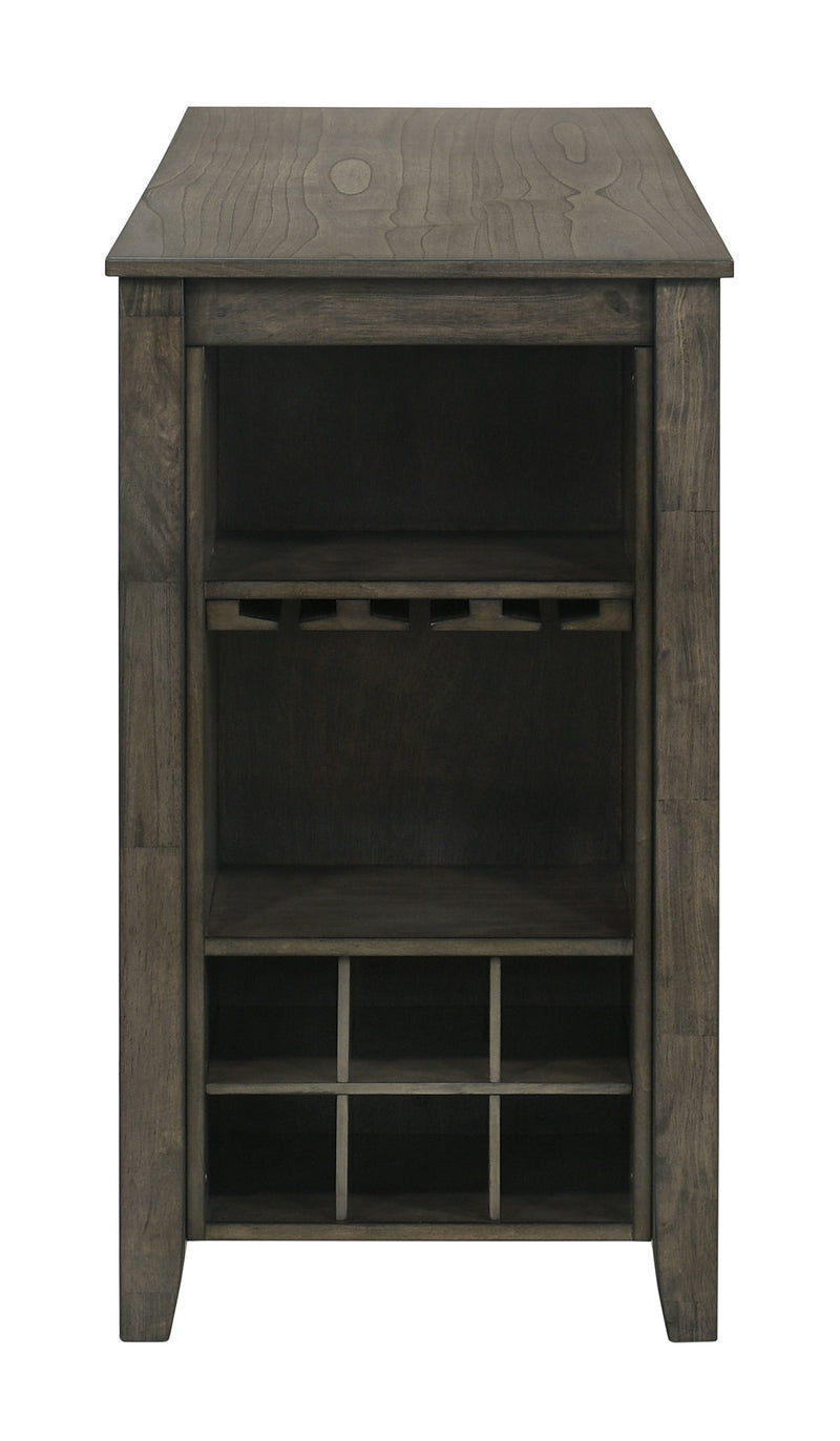 New Classic Furniture Churon Dark Gray 3pc Gathering Bar Table Set