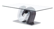 Global Furniture T4127 Dark Grey White Coffee Table