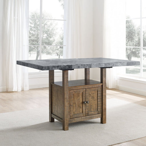 Steve Silver Grayson Gray Marble Counter Table