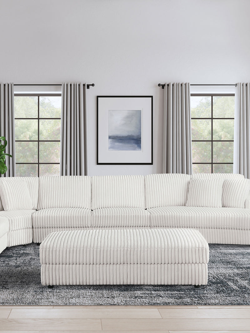 Coaster Furniture Emberson Ivory Storage Ottoman