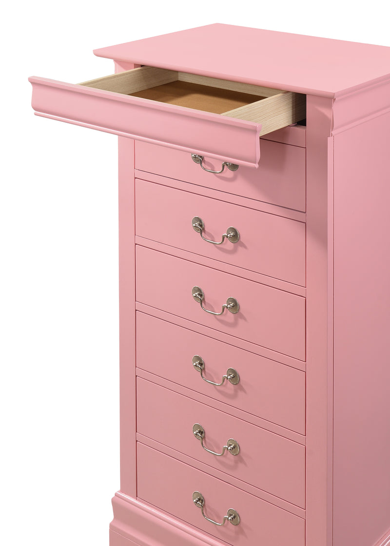 Glory Furniture Louis Phillipe Oak Lingerie Chest