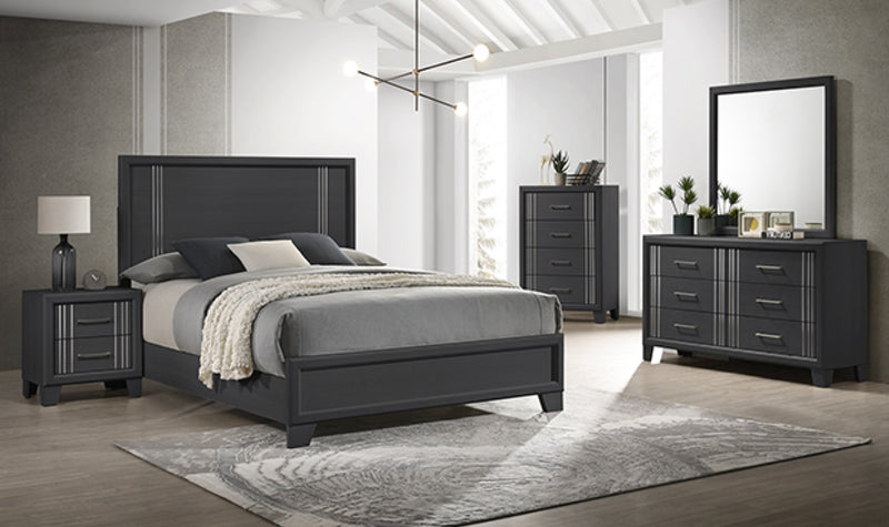 Crown Mark Charlie Charcoal Dresser